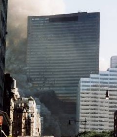 WTC 7, beginning of collapse.
